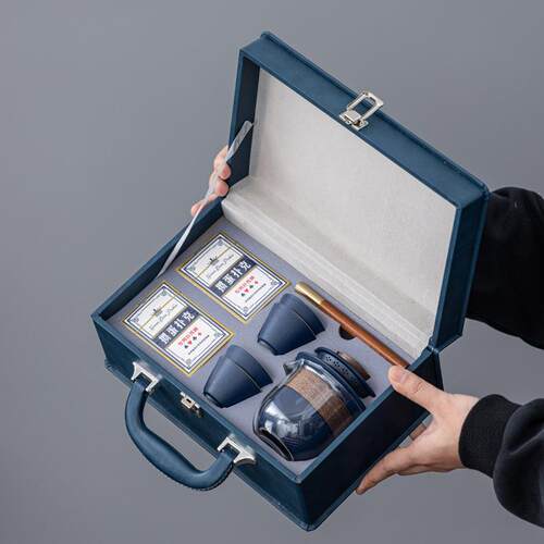 掼蛋茶具套装礼品套装定印公司开业活动商务伴手礼送客户礼物