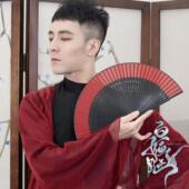 白婳跹白小白红昭愿同款 中国风古典舞折扇