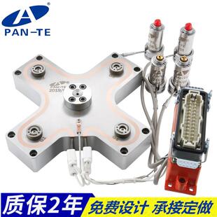 热流道系统分流板定制一出四点进料热嘴浇口多点开放式 温控器配件