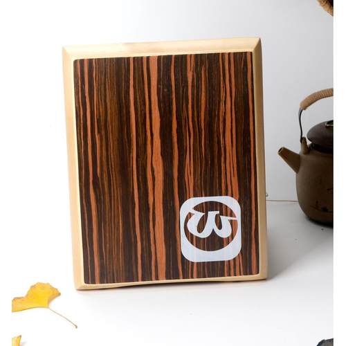 正品实鼓木浅棕色卡洪初学便式小箱鼓手拍鼓乐器迷你鼓卡宏鼓小携