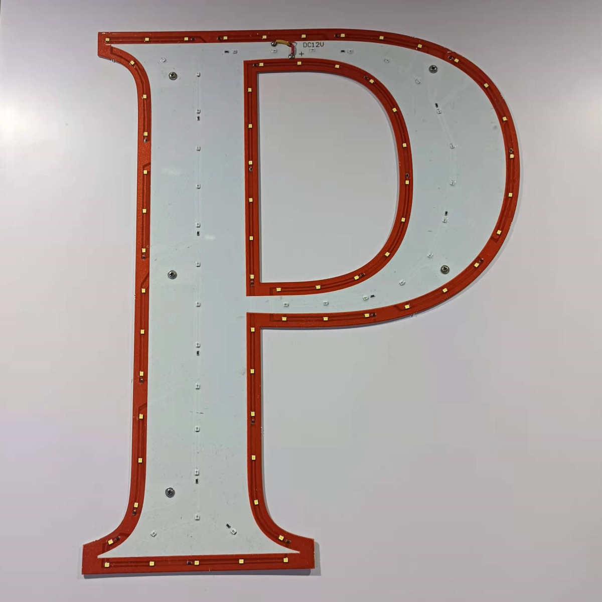 LED字型板光源异形板光源字形板背光源加工超薄发光字灯板