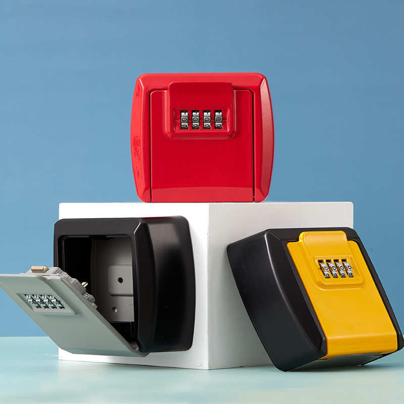 密码盒子装钥匙免打孔密码钥匙盒钥匙防盗门猫眼密码锁门口