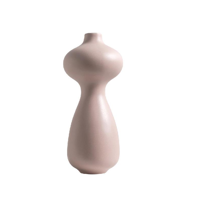 现代简约彩色陶瓷花瓶北欧客厅花器样板房售楼处家具城软装饰摆件