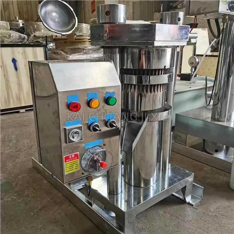 中凯型液压核桃榨油立式芝多麻香机油机冷榨创功能液压榨油机