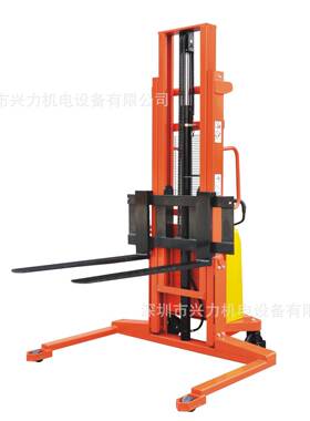 SZHOULAR宽支腿半电动堆高车 半电动堆高机 宽货叉腿半电动叉车