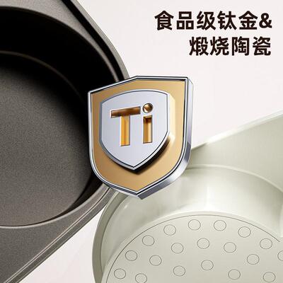 4-Hole Omelette Non-Stick Pan Hamburger Steak Pancake Sausag