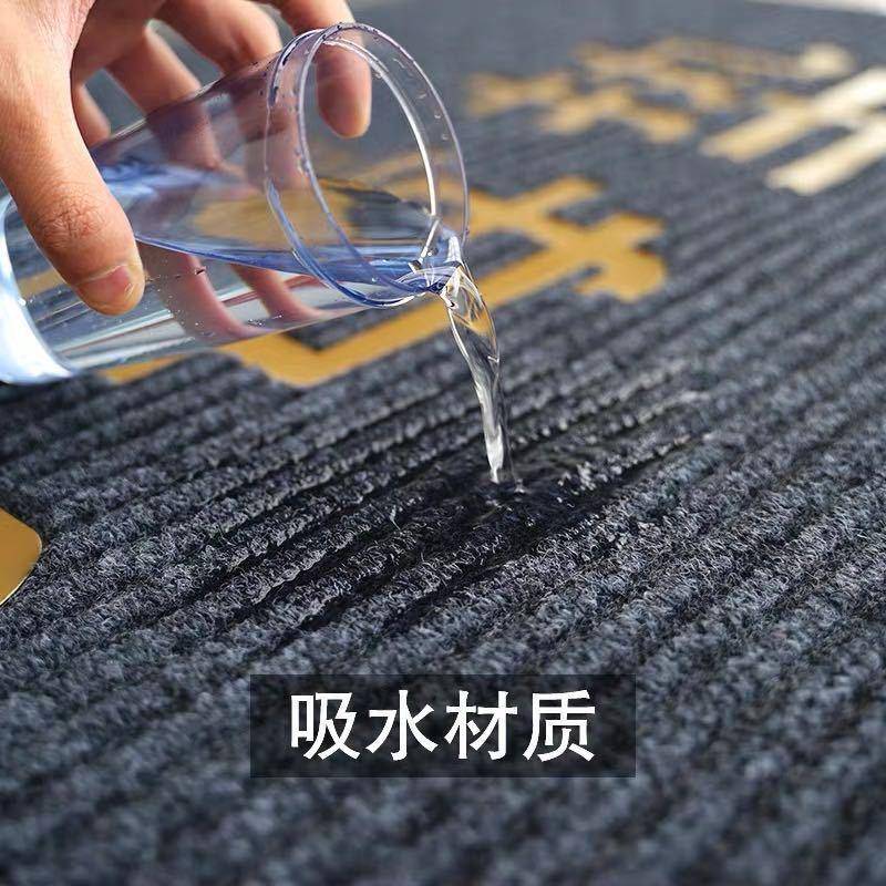 公司商场学校门口垫双条纹欢迎光临消毒地垫厕所洗手间吸水防滑垫