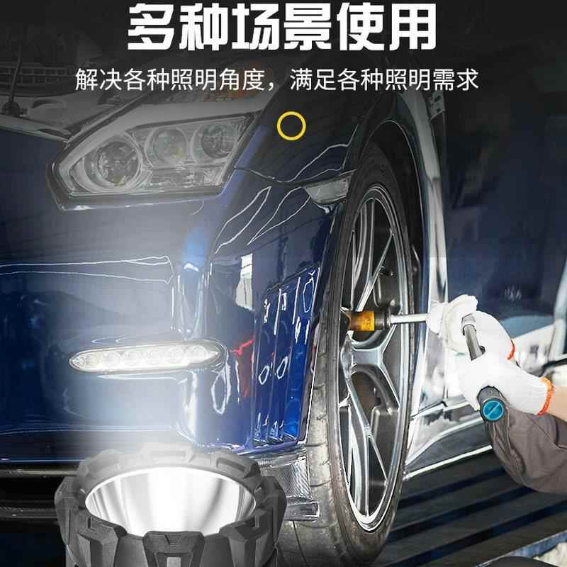 强光照探灯露营应急提式UBS提太阳能户充电手W519-0-3电筒外多手