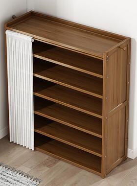 鞋架家用门口室简宿舍防尘收纳神内器出KHU租房鞋易柜遮挡帘省空