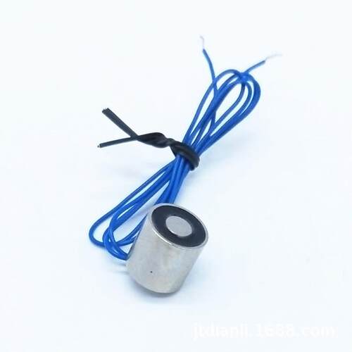 微型直流吸盘式电磁铁P12/12 直径12mm高度12mm 12V24V吸力1000克