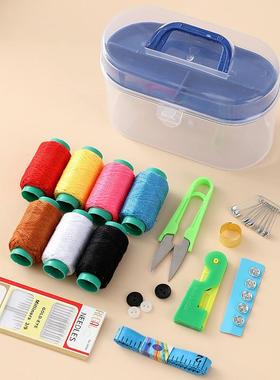 Multifunctional Sewing Kit with Needles and Threads, Large C