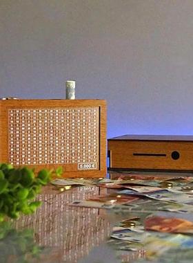 Wooden Money Box with Counter Children Money Saving Box Pigg