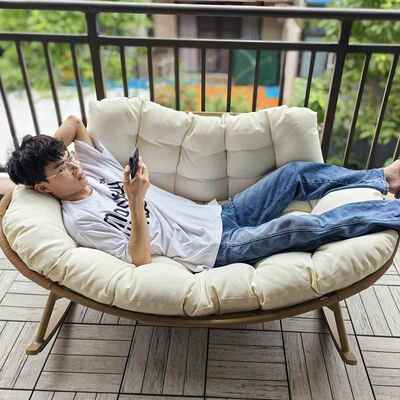 摇懒人大人摇椅躺沙椅椅卧室客厅沙摇发NCT网红休闲单人阳台发家