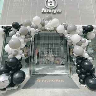 高级感气球拱门商场开业活动拱门周年庆生日派对装饰场景布置气球