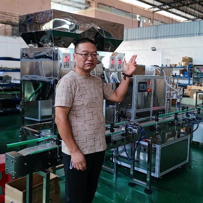 厂家全自动小圆泡椒颗粒分装精准液体灌装贴标铝箔封盖喷码生产线
