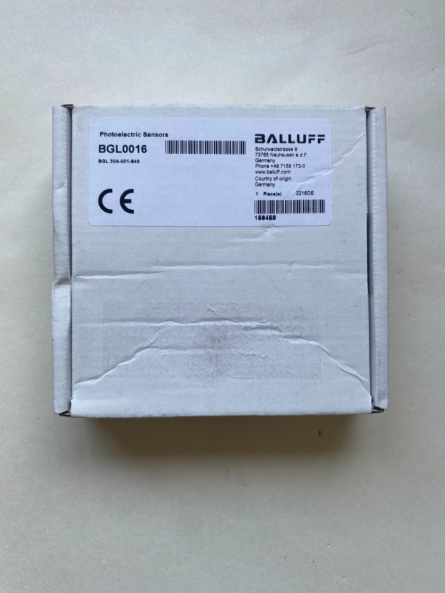 全新巴鲁夫BGL0016槽型光电传感器，型号BGL 30A-