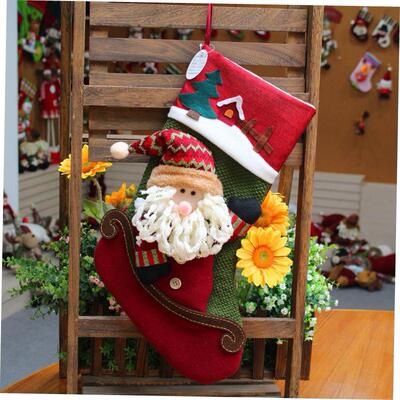 Christmas decoration?tree stocking gift goodie bag 圣诞袜