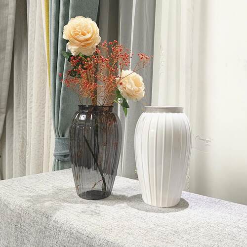 Creative irregular shaped, diverse style PET vases. High aes