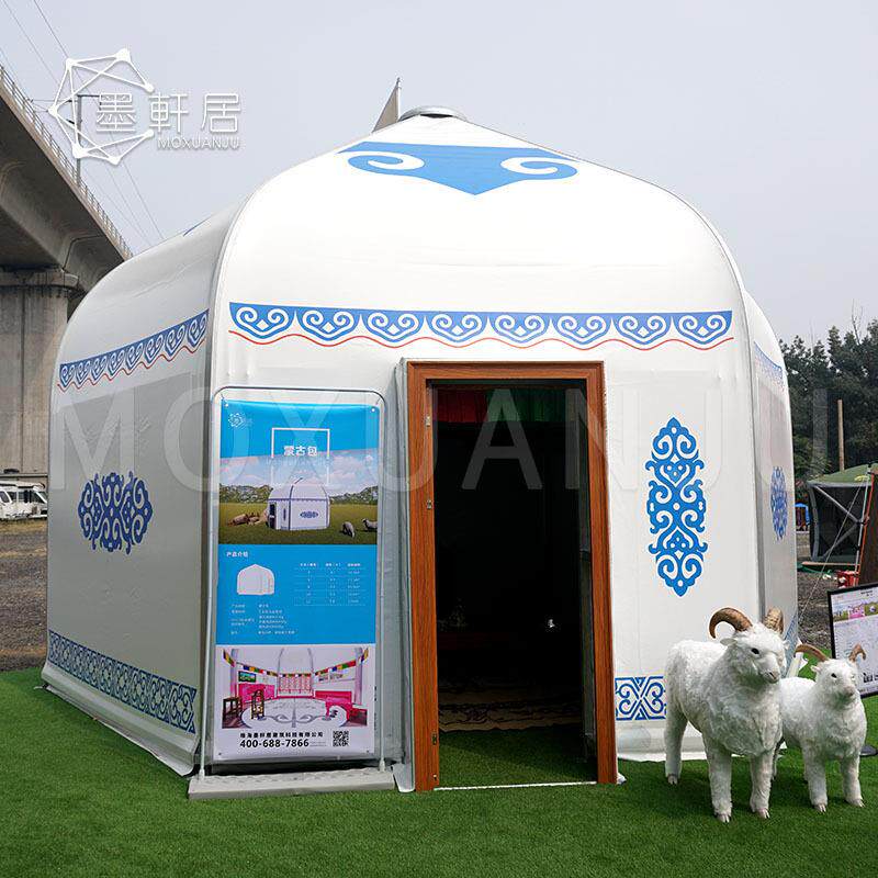 草原景区蒙古包帐篷酒店野营营地铝合金支架安全快速搭建景区营地