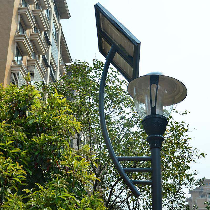 太阳能三横支架庭院灯户外公园小区景观灯照明路灯供应