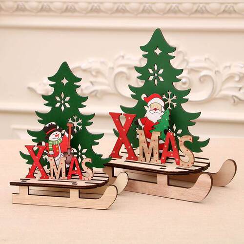 Christmas decorations and jigsaw puzzle presents