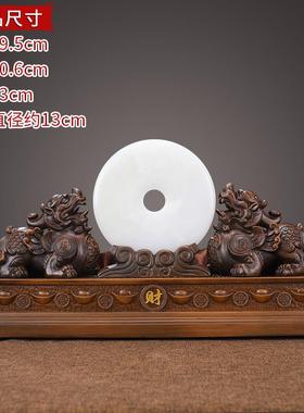 正品貔貅摆件对一招财旺财皮丘平安扣家客厅玄关公办室装饰开业居