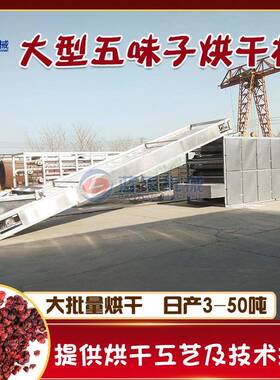 五味子烘干机大型网带山花椒脱水干燥机全自动五梅子药材哄干机