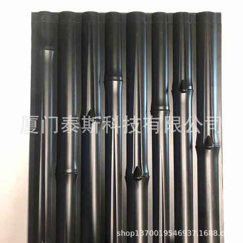 实力工厂塑料仿真竹子仿真竹板半竹竹竿毛竹围栏屋顶墙面装饰材料