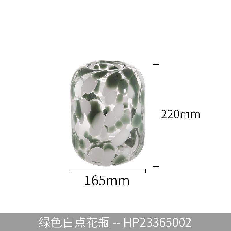 柜小餐桌瓶吹装饰品代北清新  人工术制艺欧风餐边淳晶插花现玻璃