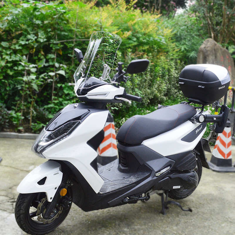 精品适用FNX150挡风玻璃改装风挡火焰凤凰踏板摩托车前挡风调节