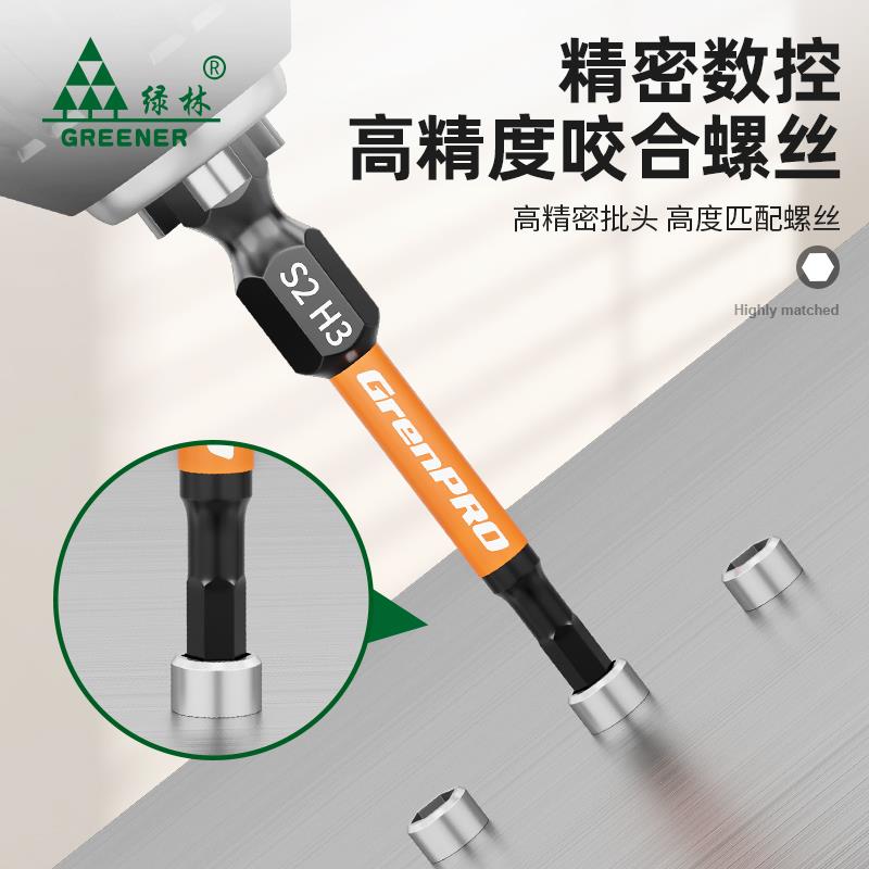 绿林内六角批头套装梅花