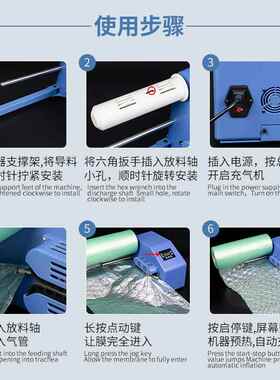 新款ZDP绿葫芦膜卷装大泡泡充气包装膜气泡袋快递打包防震色气泡