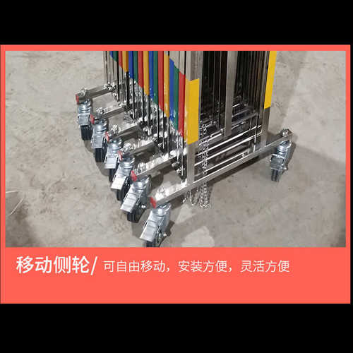批发护栏隔离不锈钢折叠伸缩道路防移动可拱门施工栏电力学校围栏
