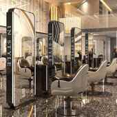 网A121红美发落地镜台剪发廊专用单双面理镜台高端发全身镜店烫发