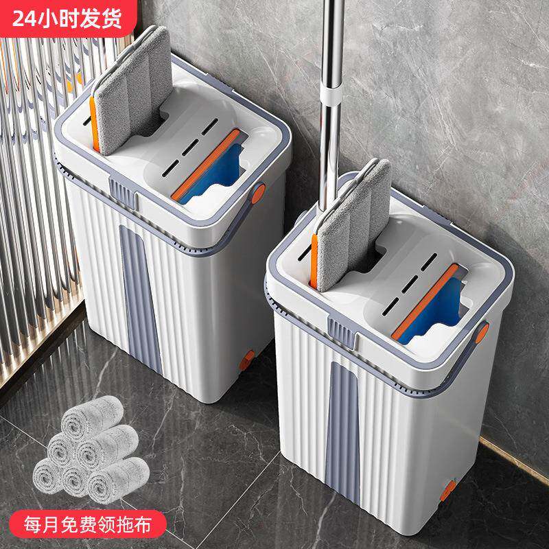 新款拖把家用一拖净免手洗懒人平板拖刮刮乐拖布地拖拖地神