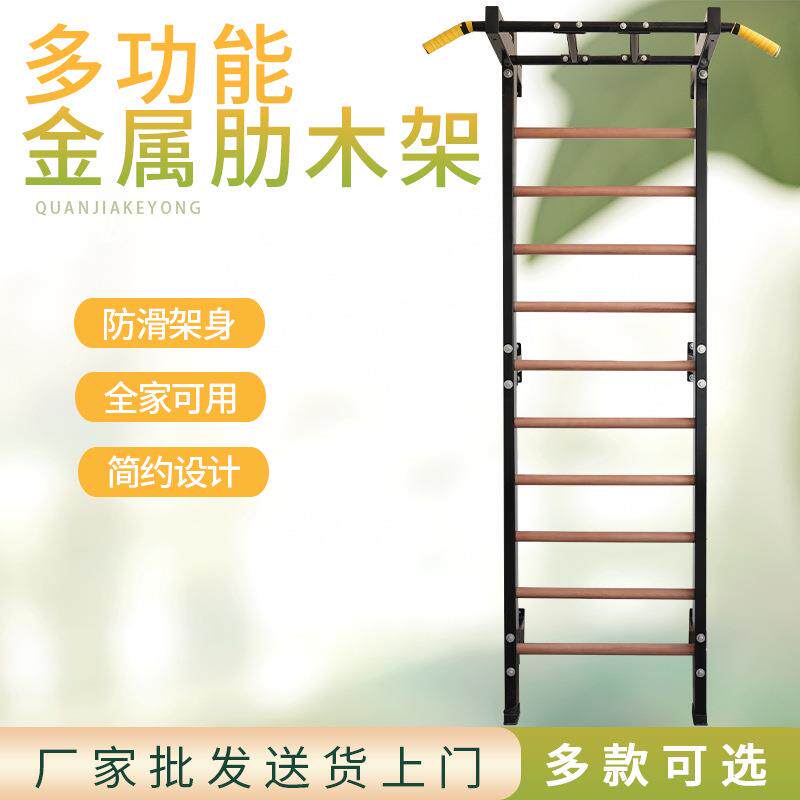 多功能金属肋木架室内训练家用健身器材引体攀爬架全铁单杠肋木架