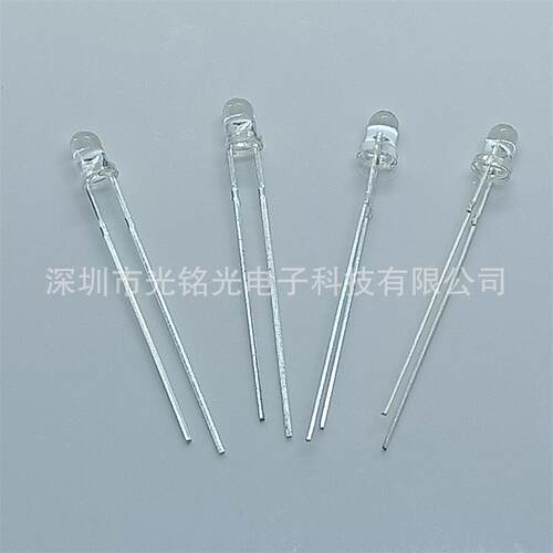 厂家供应 F3/3mm发射850 长脚 LED发光二极管 圆头红外发射灯珠