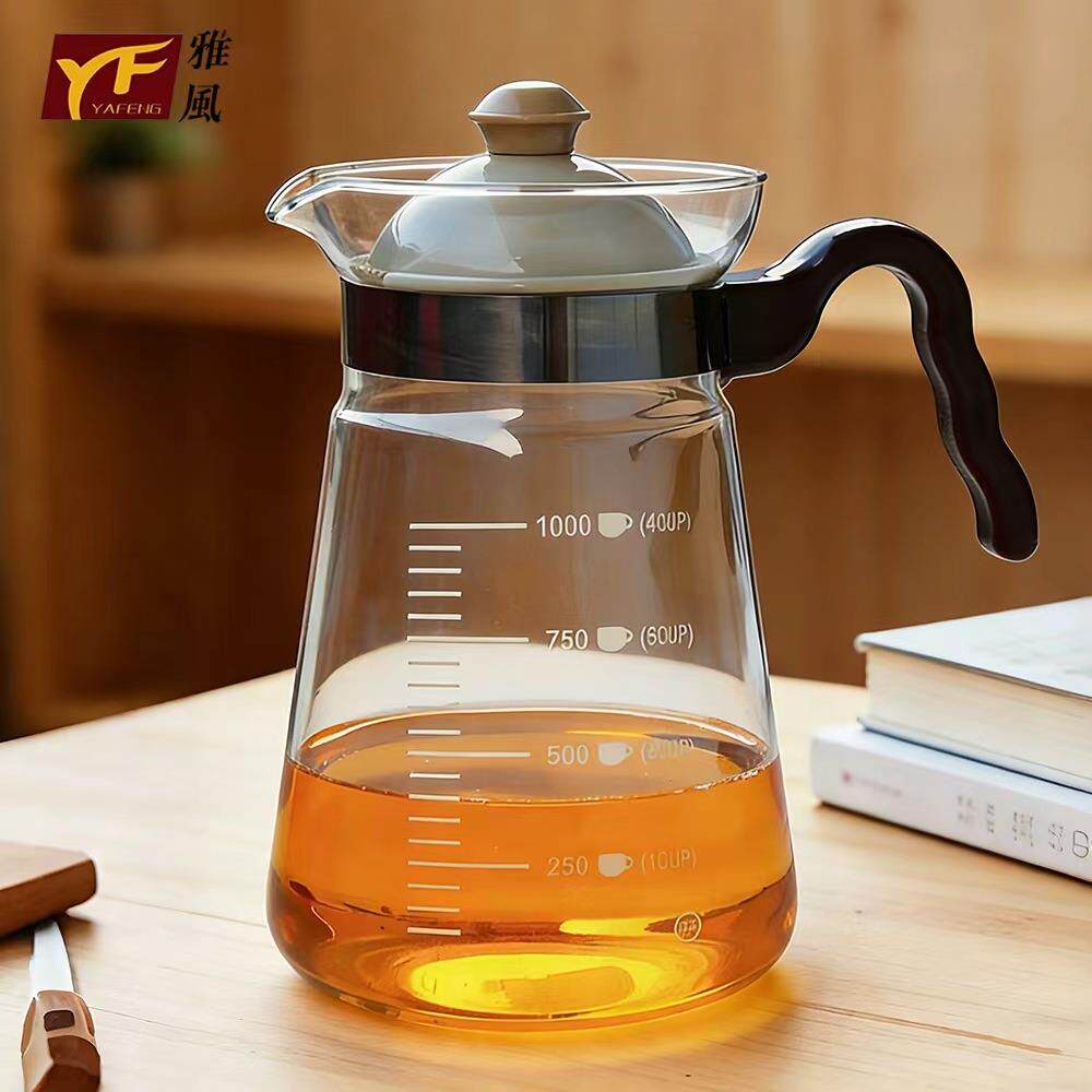 玻璃茶壶直火 加厚大容量耐高温凉水壶泡茶煮咖啡 明火烧水壶