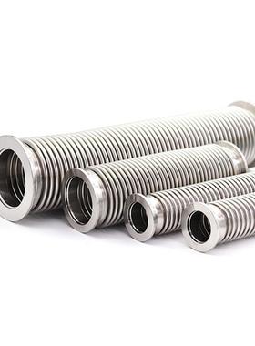 真空波纹管04316L水管柔软有2321弹性抗生锈法兰3接柔性软焊管