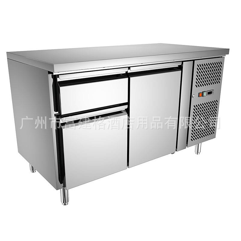 三门15盘烤盘工作台冷藏冷冻商用风冷直冷柜大容量不锈刚厨房立式