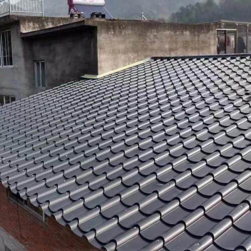 山东彷古瓦屋面瓦彷古铝瓦800型竹节彷古铝瓦厂家定做直销