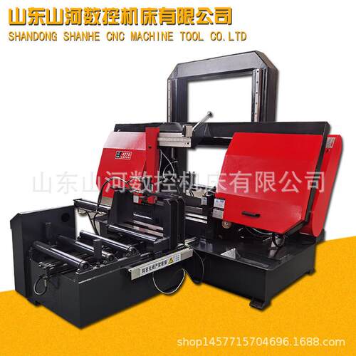 厂家供应GB4270金属带锯床GH4270上下线轨滑动液压加紧半自动锯床