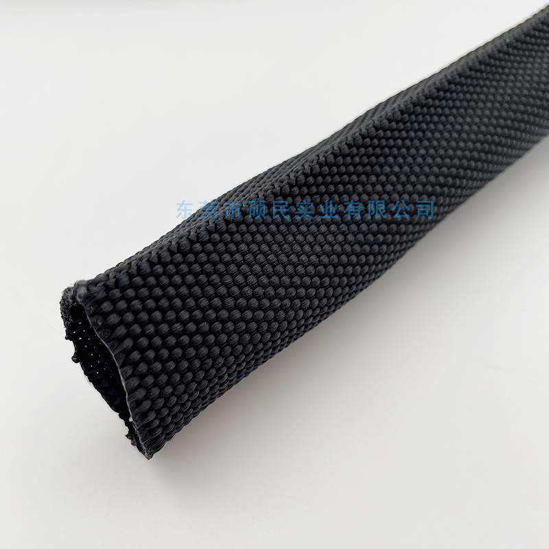 涤纶纺织套管防爆油管护套铁链锁布套耐磨气管阻燃编织保护管