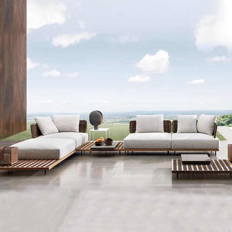 北欧户外沙发柚木藤沙发藤编家具酒店室外阳台客厅休闲椅藤椅沙发,住宅家具,户外沙发,淘宝优惠券,粉丝福利购,淘宝优惠卷