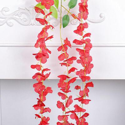 Christmas decorationssuspended gwall hung green plants