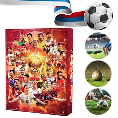 Soccer 24 Days Christmas Countdown Calendar Sports Xmas Coun