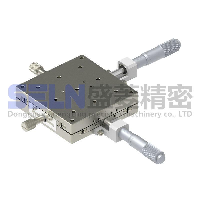 精密XY直线滚珠超薄型LBY80-CB/LB/RB手动位移平台XYSSG80-A/CR