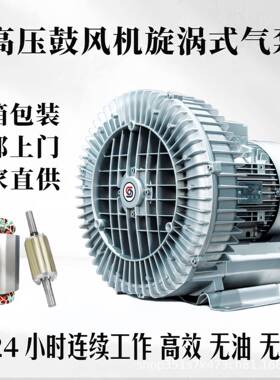 RB-93D18.5KW筑路机械配套高压漩涡风机造纸厂配套涡轮式旋涡气泵
