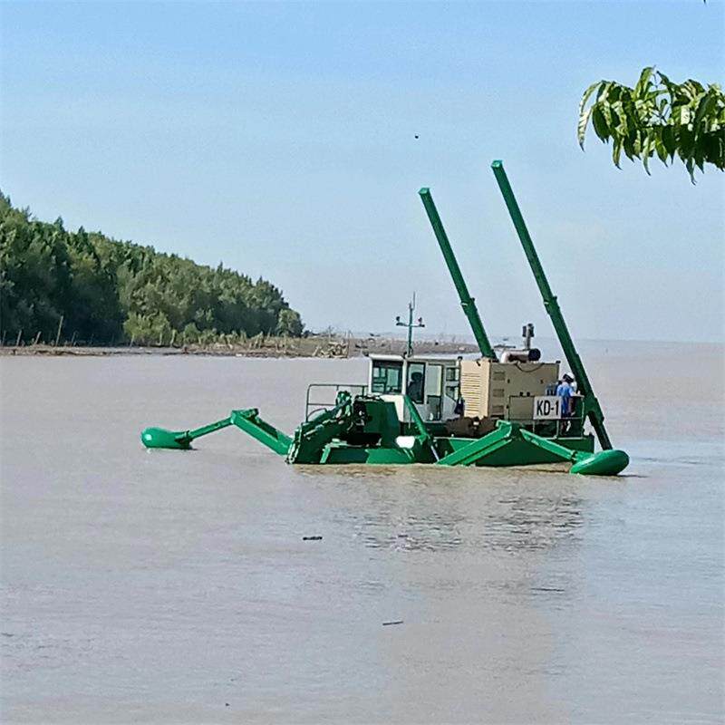多功能水路两栖清淤船水路两用挖掘机水路两栖清淤挖机