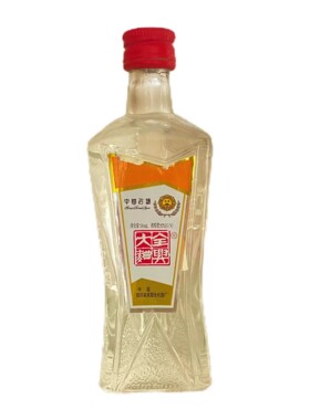 1999年52度三角全兴大曲 50ml*1瓶浓香型稀缺老酒 小酒版收藏摆柜
